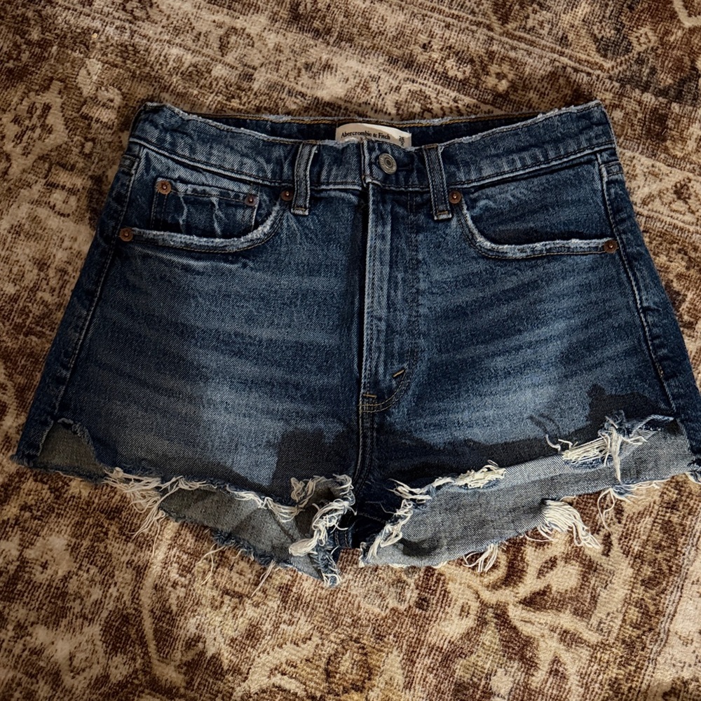 Abercrombie & Fitch Blue Jean Shorts